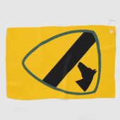 1e Cavaleriedivisie Patch Verenigde Staten Golfhanddoek (Horizontaal)
