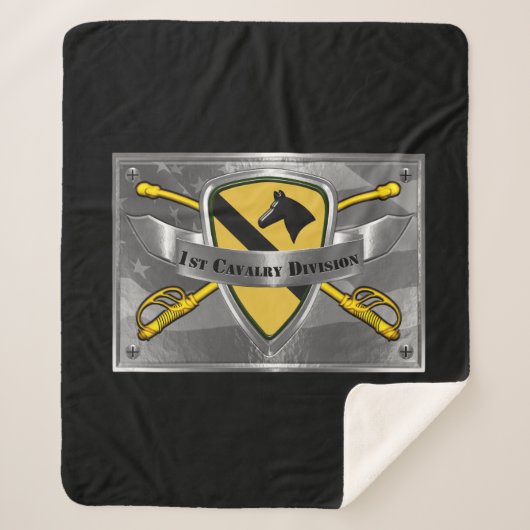 1e Cavaleriedivisie Sherpa Deken (Voorkant)