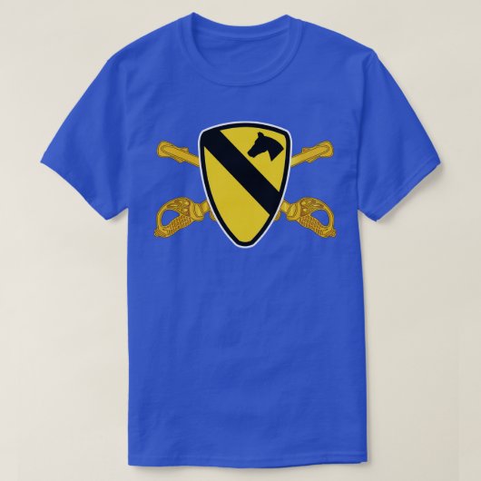 1e Cavaleriedivisie SSI w Br X T-shirt (Design voorkant)