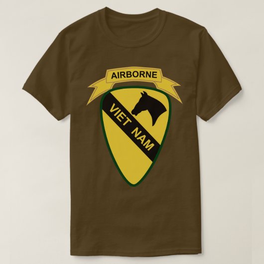 1e Cavaleriedivisie SSI w Tab wo Txt X T-shirt (Design voorkant)