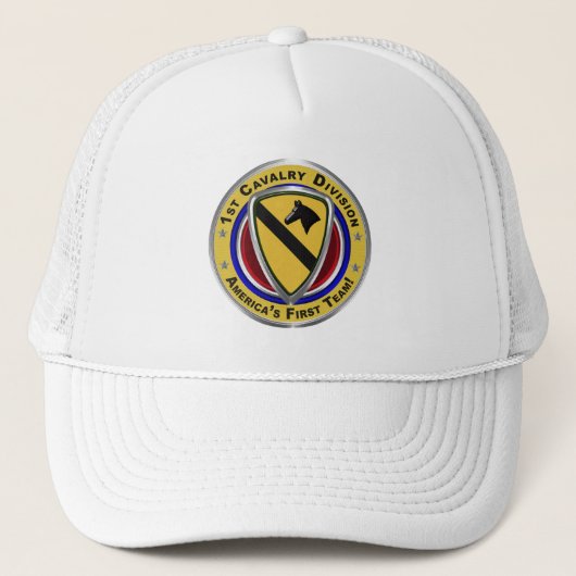 1e Cavaleriedivisie Trucker Pet (Voorkant)