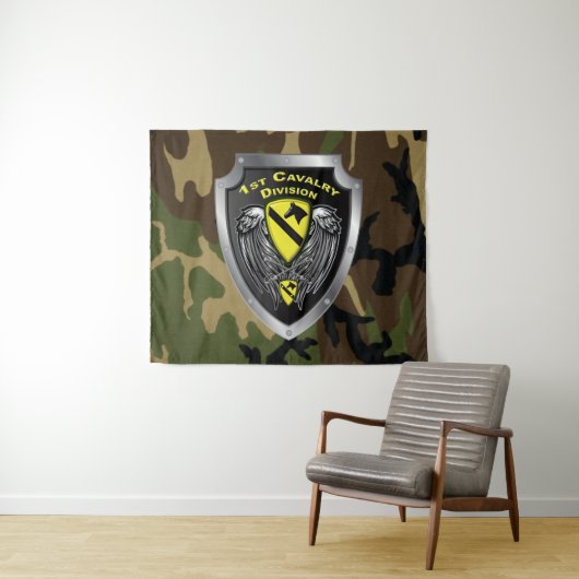 1e Cavaleriedivisie Veteraan Wandkleed (In Situ (horizontaal))