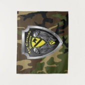 1e Cavaleriedivisie Veteraan Wandkleed (Voorkant)