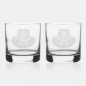 1e Cavaleriedivisie Vietnam Air Cav Whisky Glas (Achterkant)