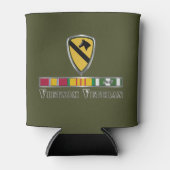 1e Cavaleriedivisie Vietnam Veteraan Blikjeskoeler (Voorkant)