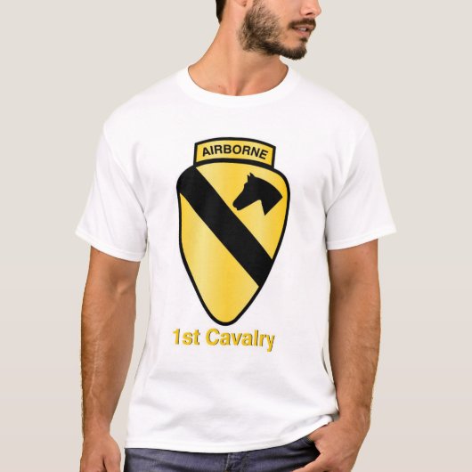 1e Cavalry Airborne T-shirt (Voorkant)