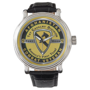 1e Cavalry divisie Afghanistan Veteraan Horloge