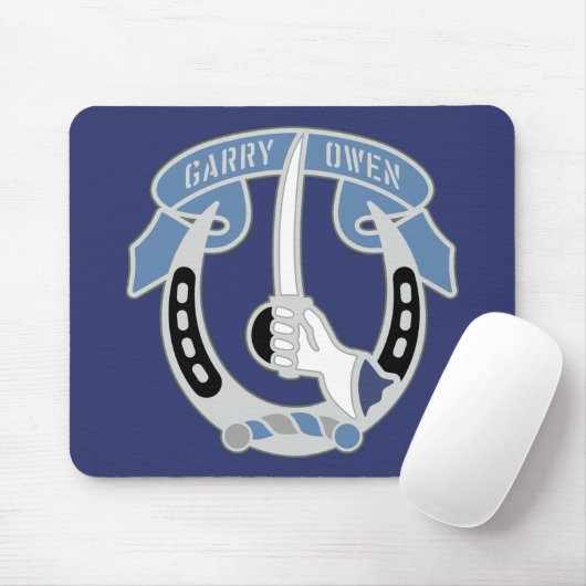 1e Cavalry Division, 7e Cavalry Regiment Muismat (Met muis)