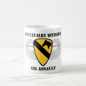 1e Cavalry Division Air Assault - met tekst Koffiemok (Center)