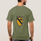 1e Cavalry Division Air Cav Fort Hood Patch T-shirt (Achterkant)