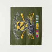 1e Cavalry Division Air Cav Vietnam Wandkleed (Voorkant)