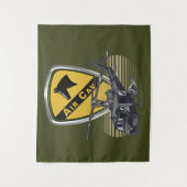 1e Cavalry Division Air Cav Vietnam Wandkleed (Voorkant)