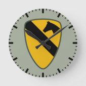 1e Cavalry Division Clock Ronde Klok (Voorkant)