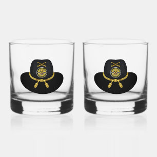 1e Cavalry Division Desert Storm Whisky Glas