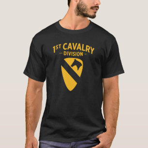 1e Cavalry Division - First Team Badge T-shirt