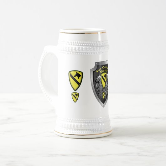 1e Cavalry Division "First Team" Bierpul (Voorkant links)