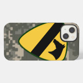 1e Cavalry Division "First Team" Digital Camo iPhone Hoesje (Achterkant horizontaal)