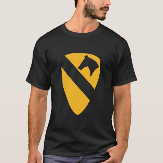 1e Cavalry Division - First Team (Verenigde Staten T-shirt (Voorkant)