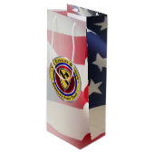 1e Cavalry Division "First Team" Wijn Cadeautas (Voorkant Gekanteld)