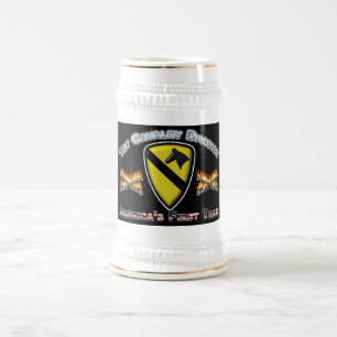 1e Cavalry Division Gift Stein Bierpul
