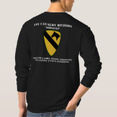 1e Cavalry Division Long-Hoeve T-shirt (Achterkant)