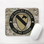 1e Cavalry Division Mousepad Muismat (Met muis)