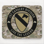 1e Cavalry Division Mousepad Muismat (Voorkant)