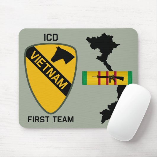 1e Cavalry Division Mousepad (Vietnam) Muismat (Met muis)
