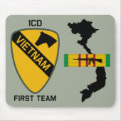 1e Cavalry Division Mousepad (Vietnam) Muismat (Voorkant)