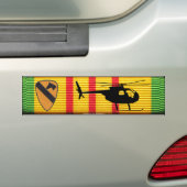 1e Cavalry Division OH-6 Loach VSM Bumpersticker (Op auto)