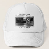 1e Cavalry Division Operation Enduring Freedom Tr Trucker Pet (Voorkant)