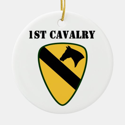 1e Cavalry Division Ornament (Voorkant)