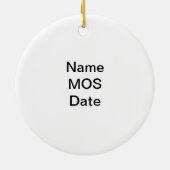 1e Cavalry Division Ornament (Achterkant)