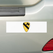 1e Cavalry Division Patriotic Patch Bumpersticker (Op auto)