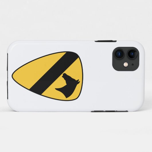1e Cavalry Division Patriotic Patch Case-Mate iPhone Case (Achterkant (horizontaal))