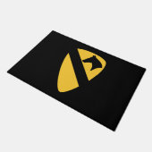 1e Cavalry Division Patriotic Patch Deurmat (Schuin)