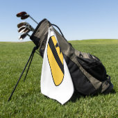 1e Cavalry Division Patriotic Patch Golfhanddoek (Groen)