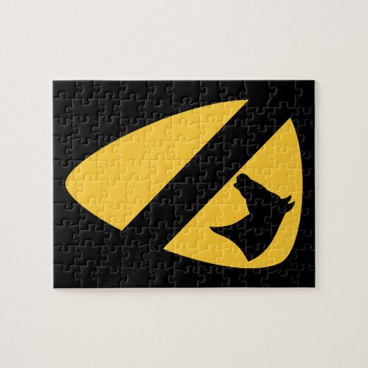 1e Cavalry Division Patriotic Patch Legpuzzel (Horizontaal)