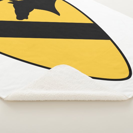 1e Cavalry Division Patriotic Patch Sherpa Deken (3/4)