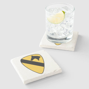 1e Cavalry Division Patriotic Patch Stenen Onderzetter