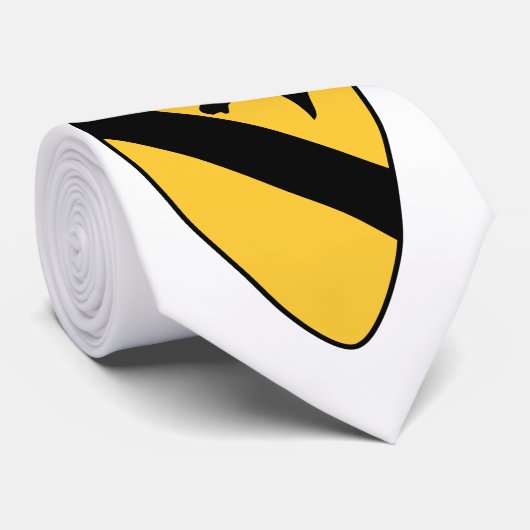 1e Cavalry Division Patriotic Patch Stropdas (Opgerold)