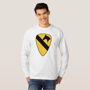 1e Cavalry Division Patriotic Patch T-shirt