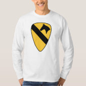1e Cavalry Division Patriotic Patch T-shirt (Voorkant)