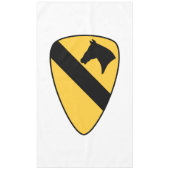 1e Cavalry Division Patriotic Patch Tafelkleed (Voorkant)