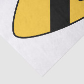 1e Cavalry Division Patriotic Patch Tissuepapier (Detail)