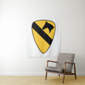 1e Cavalry Division Patriotic Patch Wandkleed (In situ)