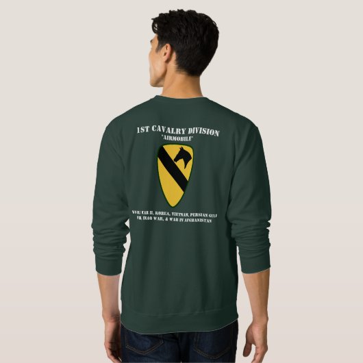 1e Cavalry Division Sweatshirt (Achterkant volledig)