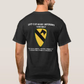 1e Cavalry Division T-shirt (Achterkant)