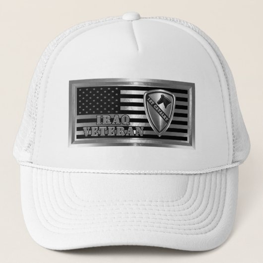 1e Cavalry Division Trucker Hat Pet (Voorkant)