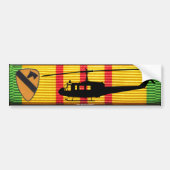 1e Cavalry Division UH-1 Huey VSM Bumpersticker (Voorkant)